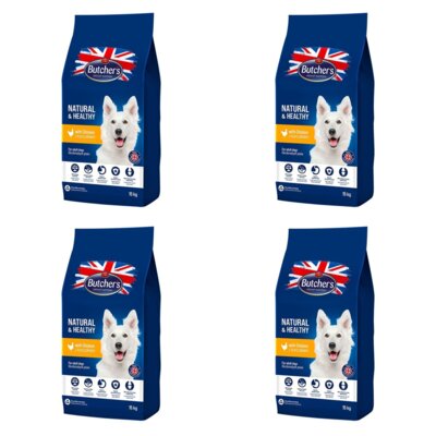 Karma dla psa BUTCHER'S Natural & Healthy Kurczak 4 x 15 kg