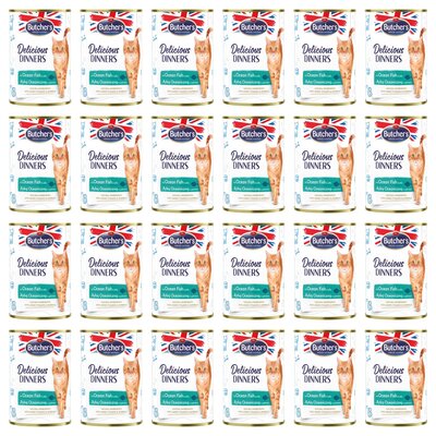 Karma dla kota BUTCHER'S Delicious Dinners kawałki z rybą oceaniczną w galaretce 24 x 400 g