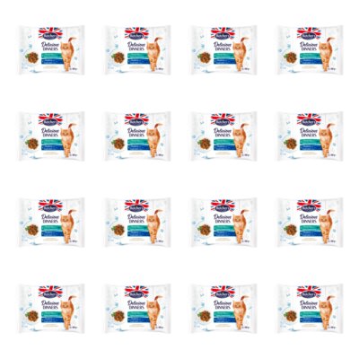 Karma dla kota BUTCHER'S Delicious Dinners z rybą oceaniczną oraz z łupaczem (64 x 100 g)