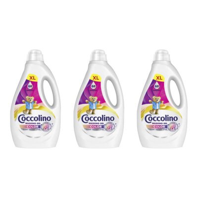 Żel do prania COCCOLINO Color 3 x 2720 ml do kolorowych tkanin