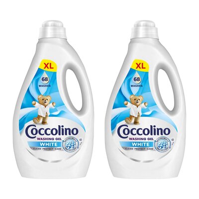 Żel do prania COCCOLINO White 2 x 2720 ml