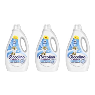 Żel do prania COCCOLINO White 3 x 2720 ml do białych tkanin