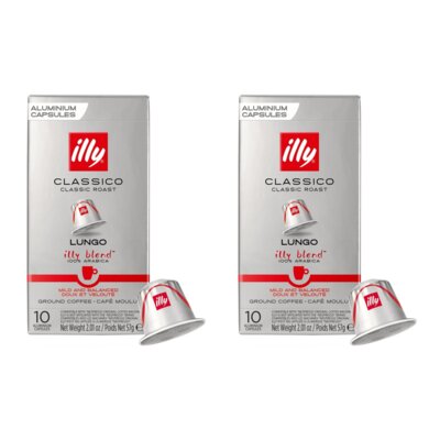 Kapsułki ILLY Nespresso Classico Lungo (20 szt.)