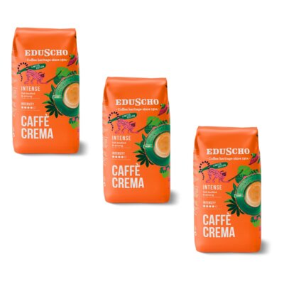 Kawa ziarnista TCHIBO EDUSCHO Caffe Crema Intense 3 x 1 kg