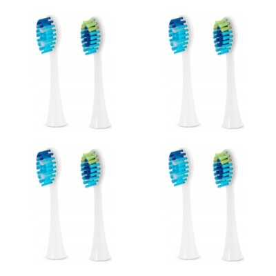 Oryginalna końcówka do szczoteczki BERDSEN Galaxy Biały (8 szt.) (Delikatna dla zębów)