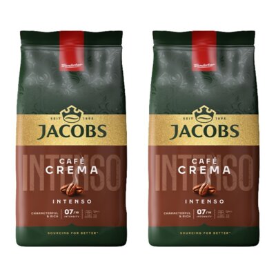 Kawa ziarnista JACOBS Crema Intenso 2 x 1 kg