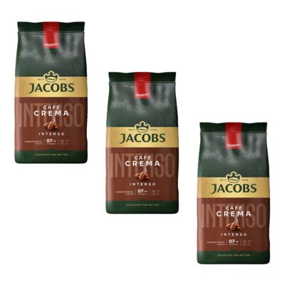 Kawa ziarnista JACOBS Crema Intenso 3 x 1 kg