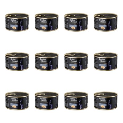 Karma dla kota DOLINA NOTECI Premium Sterilised Bogata w Perliczkę 12 x 185 g