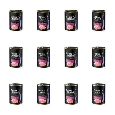 Karma dla kota DOLINA NOTECI Premium Sterilised Bogata w Indyka 12 x 400 g