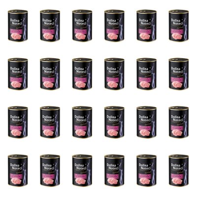 Karma dla kota DOLINA NOTECI Premium Sterilised Bogata w Indyka 24 x 400 g