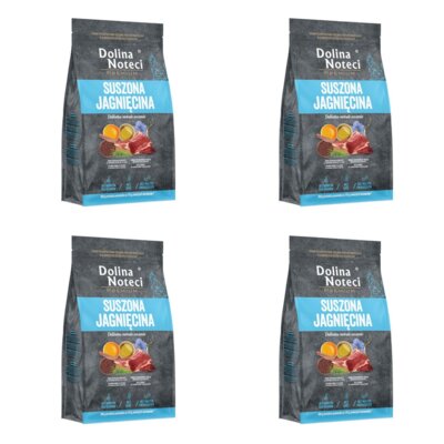 Karma dla kota suszona DOLINA NOTECI Premium Jagnięcina 4 x 2 kg