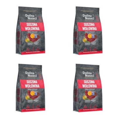 Karma dla kota suszona DOLINA NOTECI Premium Wołowina 4 x 2 kg