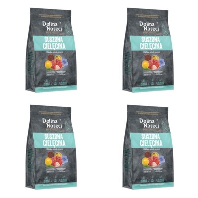 Karma dla kota suszona DOLINA NOTECI Premium Sterilised Cielęcina 4 x 2 kg