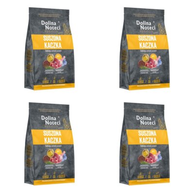 Karma dla kota suszona DOLINA NOTECI Premium Sterilised Kaczka 4 x 2 kg