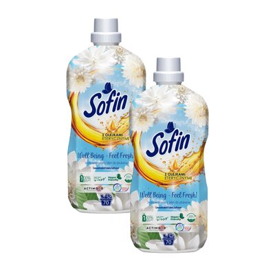 Płyn do płukania SOFIN Well Being Feel Fresh 2 x 1400 ml