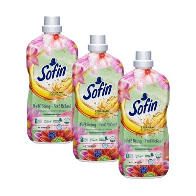 Płyn do płukania SOFIN Well Being Feel Relax 3 x 1400 ml