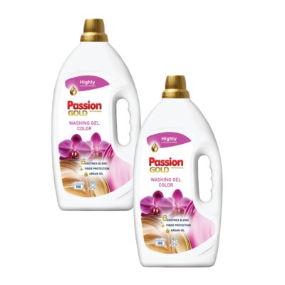 Żel do prania PASSION GOLD Professional Color 2 x 4000 ml do kolorowych tkanin