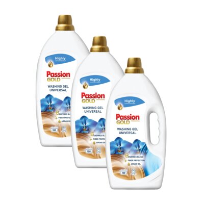 Żel do prania PASSION GOLD Professional Universal 3 x 4000 ml Uniwersalny