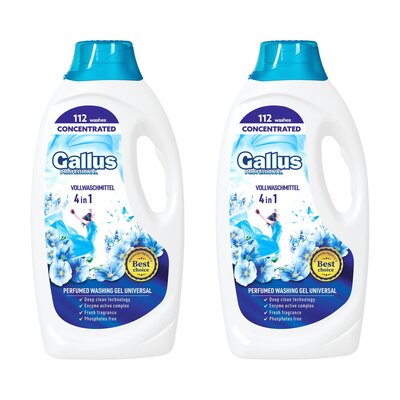 Żel do prania GALLUS Professional Universal 2 x 4050 ml