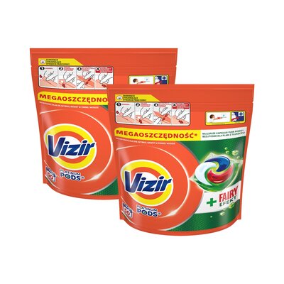 Kapsułki do prania VIZIR Platinum Pods Fairy Efekt - 100 szt.