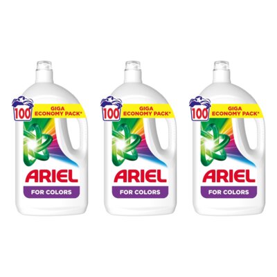 Płyn do prania ARIEL Color 3 x 4500 ml do kolorowych tkanin