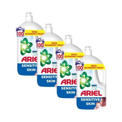 Płyn do prania ARIEL Sensitive 4 x 4500 ml