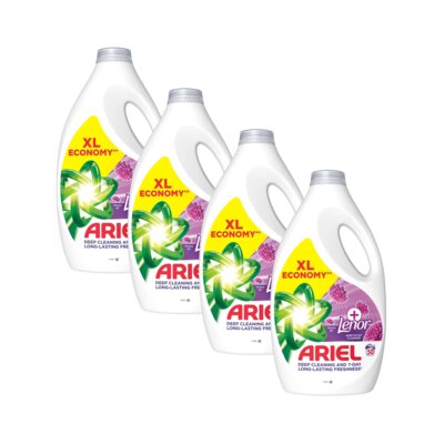 Płyn do prania ARIEL Touch of Leonor Amethyst Flower 4 x 2250 ml Uniwersalny