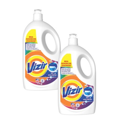 Płyn do prania VIZIR Color 2 x 3600 ml do kolorowych tkanin