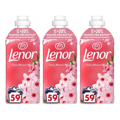 Płyn do płukania LENOR Cherry Blossom & Sage 3 x 1239 ml