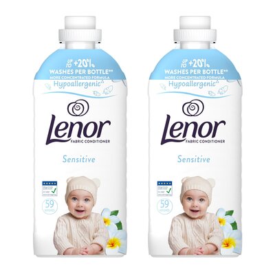 Płyn do płukania LENOR Sensitive 2 x 1239 ml