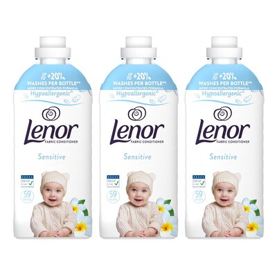 Płyn do płukania LENOR Sensitive 3 x 1239 ml