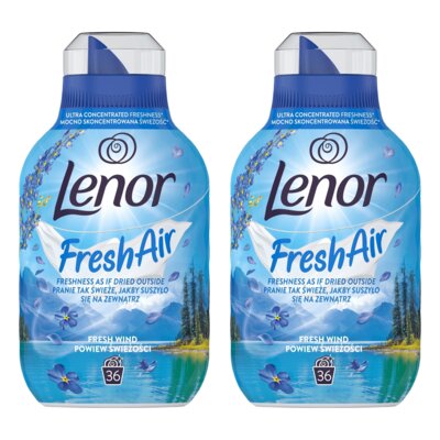 Płyn do płukania LENOR Fresh Air Effect Fresh Wind 2 x 504 ml
