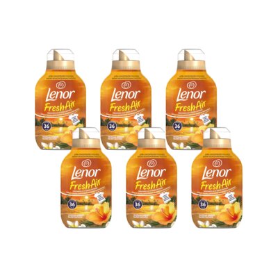 Płyn do płukania LENOR Fresh Air Effect Tropical Sunset 6 x 504 ml