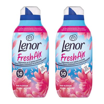 Płyn do płukania LENOR Fresh Air Effect Pink Blossom 2 x 700 ml