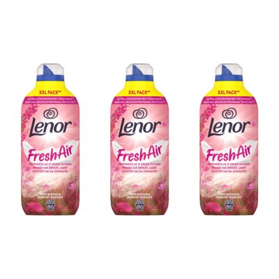 Płyn do płukania LENOR Fresh Air Effect Pink Blossom 3 x 1204 ml