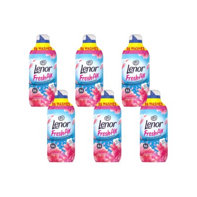 Płyn do płukania LENOR Fresh Air Effect Pink Blossom 6 x 1204 ml