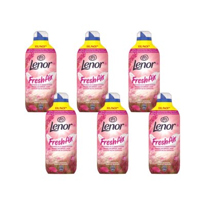 Płyn do płukania LENOR Fresh Air Effect Pink Blossom 6 x 1204 ml