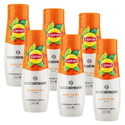 Syrop do saturatorów SODASTREAM Lipton Ice Tea Brzoskwinia 6 x 440 ml