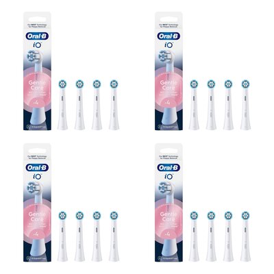 Oryginalna końcówka szczoteczki ORAL-B iO Gentle Care Biały (16 szt.) (Delikatna pielęgnacja)