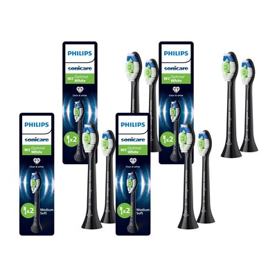 Oryginalne końcówki Philips Sonicare W2 HX6062/88 Średnio miękkie włókna (8 szt.) (Wybielające)