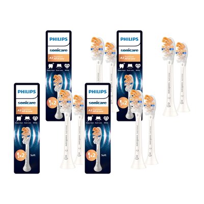 Oryginalne końcówki Philips Sonicare HX9092/87 Miękkie włókna (8 szt.) (Kompleksowa zaawansowana pielęgnacja)