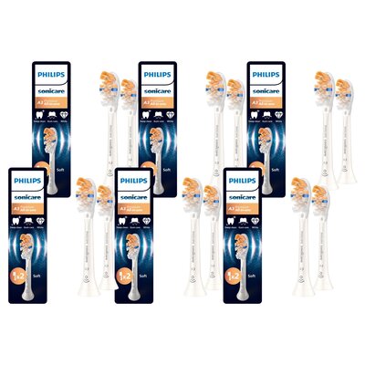 Oryginalne końcówki Philips Sonicare HX9092/87 Miękkie włókna (12 szt.) (Kompleksowa zaawansowana pielęgnacja)