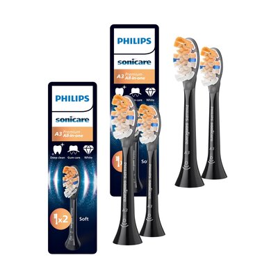 Oryginalne końcówki Philips Sonicare HX9092/88 Miękkie włókna (4 szt.) (Kompleksowa zaawansowana pielęgnacja)