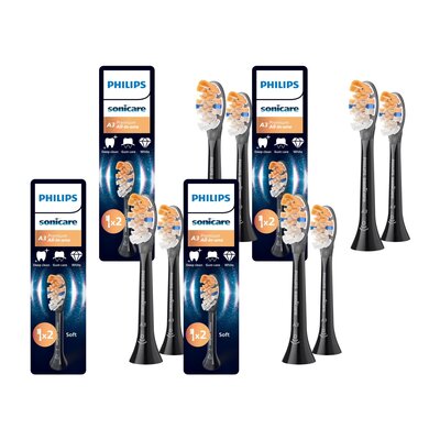 Oryginalne końcówki Philips Sonicare HX9092/88 Miękkie włókna (8 szt.) (Kompleksowa zaawansowana pielęgnacja)