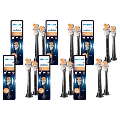 Oryginalne końcówki Philips Sonicare HX9092/88 Miękkie włókna (12 szt.) (Kompleksowa zaawansowana pielęgnacja)