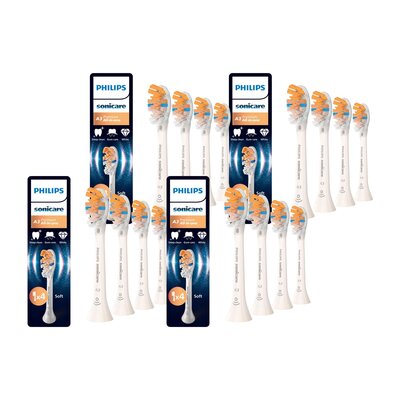 Oryginalne końcówki Philips Sonicare HX9094/87 Miękkie włókna (16 szt.) (Kompleksowa zaawansowana pielęgnacja)