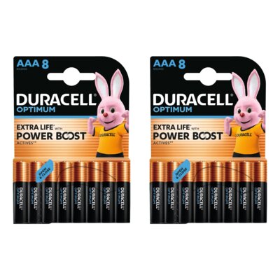 Bateria AAA DURACELL Optimum (16 szt.)