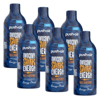 Syrop do saturatorów DAFI Energetic 6 x 500 ml