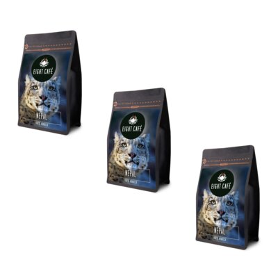 Kawa ziarnista EIGHT CAFE Nepal Arabica 3 x 0.5 kg (Rzemieślnicza)