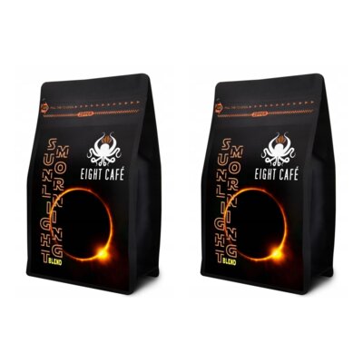 Kawa ziarnista EIGHT CAFE Blend Sunlight Morning 2 x 500 g (Rzemieślnicza)